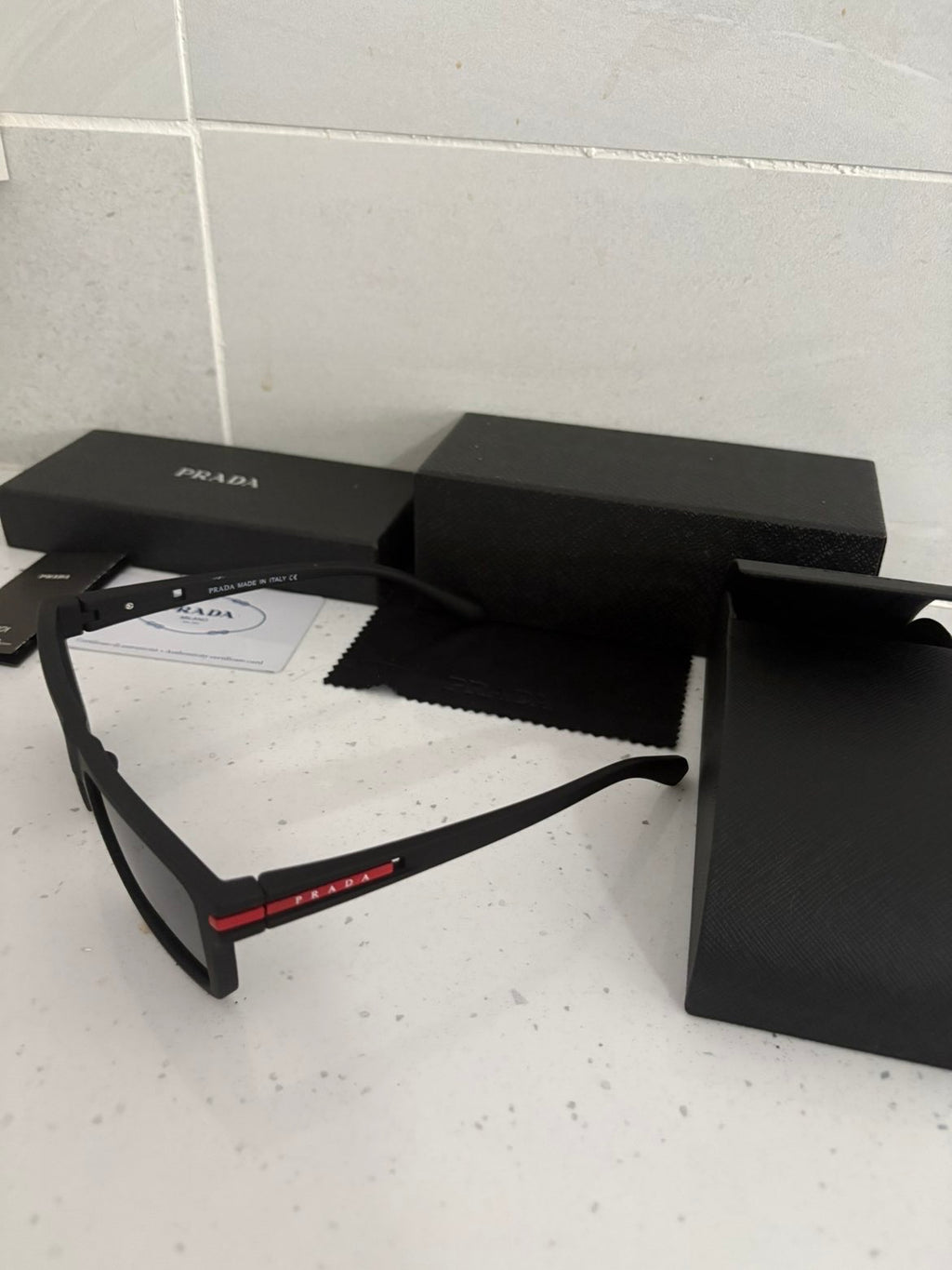 MENS BLACK PRADA SUNGLASSES
