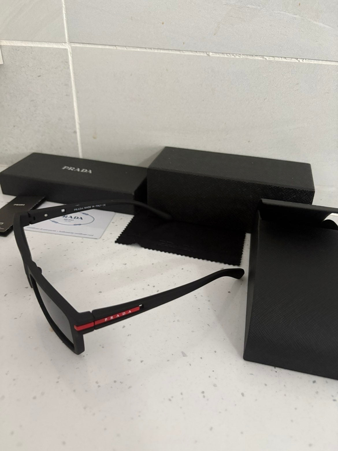 MENS BLACK PRADA SUNGLASSES