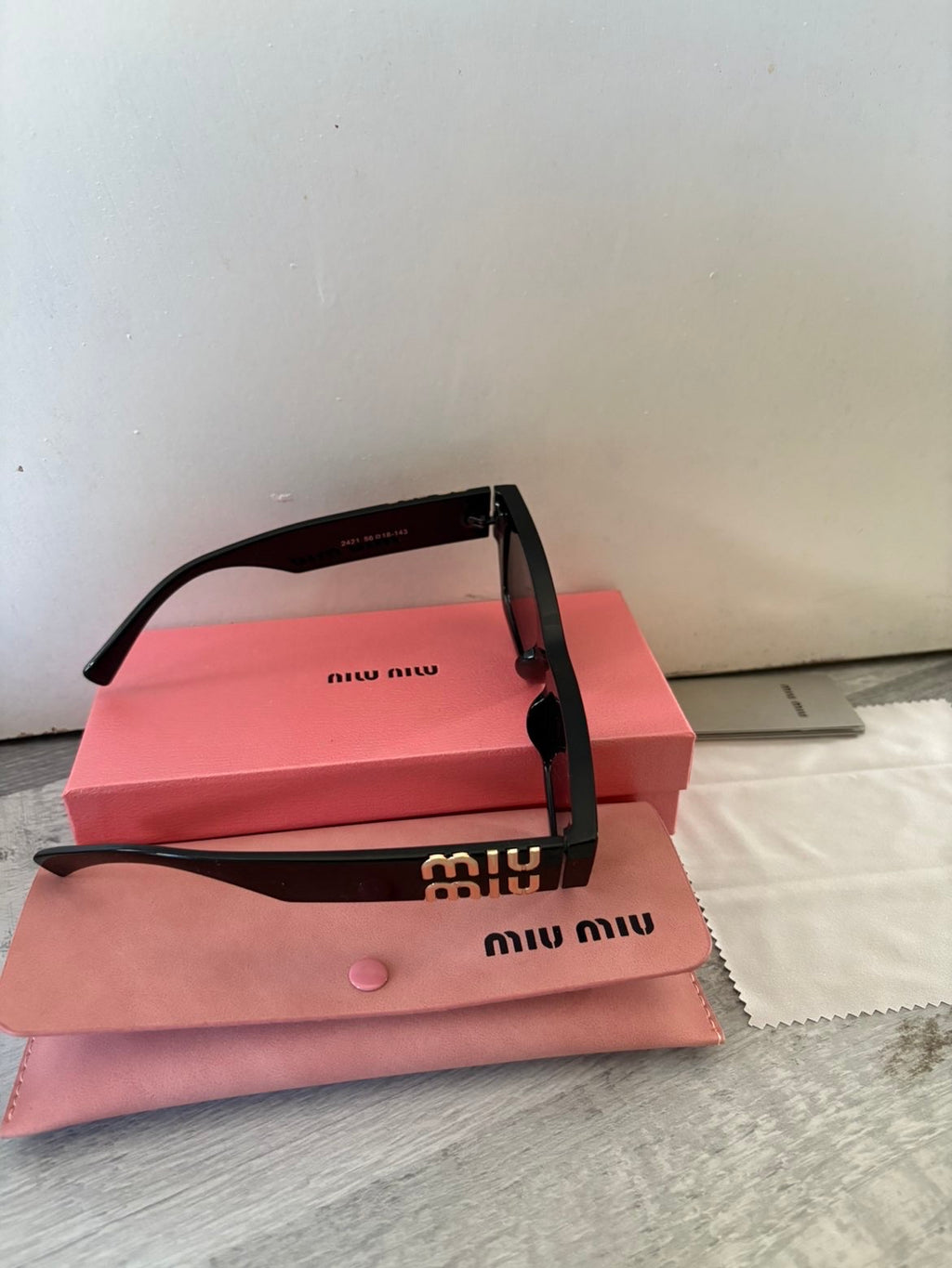 Miu Miu Glimpse rectangular sunglasses
